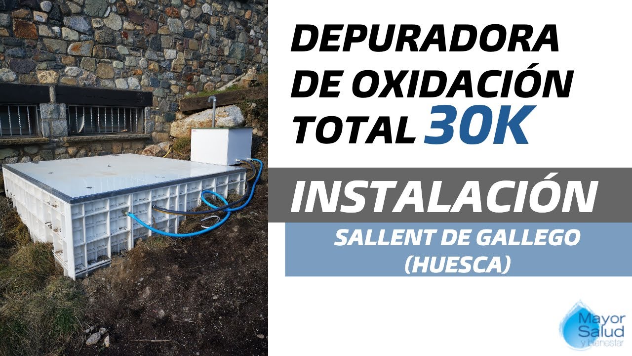 Instalación depuradora de oxidación total | Compac 30 | Sallent de gallego (Huesca)