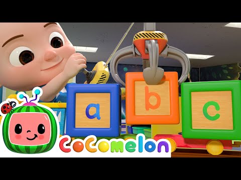 ABC Song with Building Blocks | Cocomelon and Little Angel Nursery Rhymes