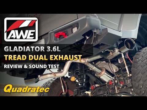 AWE Tread Edition Dual Exhaust Review & Sound Test for Jeep Gladiator JT 3.6L V6