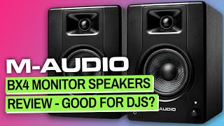 Video thumbnail for M-Audio BX4 Monitor Speakers Review - Good For DJs? by Digital DJ Tips