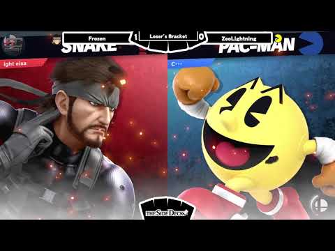 The Side Deck Smash #67 - Frozen (Snake) VS ZeoLightning (PAC-MAN) - SSBU Losers
