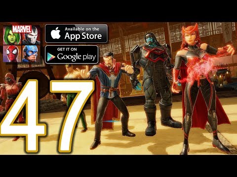 MARVEL Strike Force Heroes Android iOS Walkthrough - Part 47 - Campaign: Mystic Forces Rising Ch3
