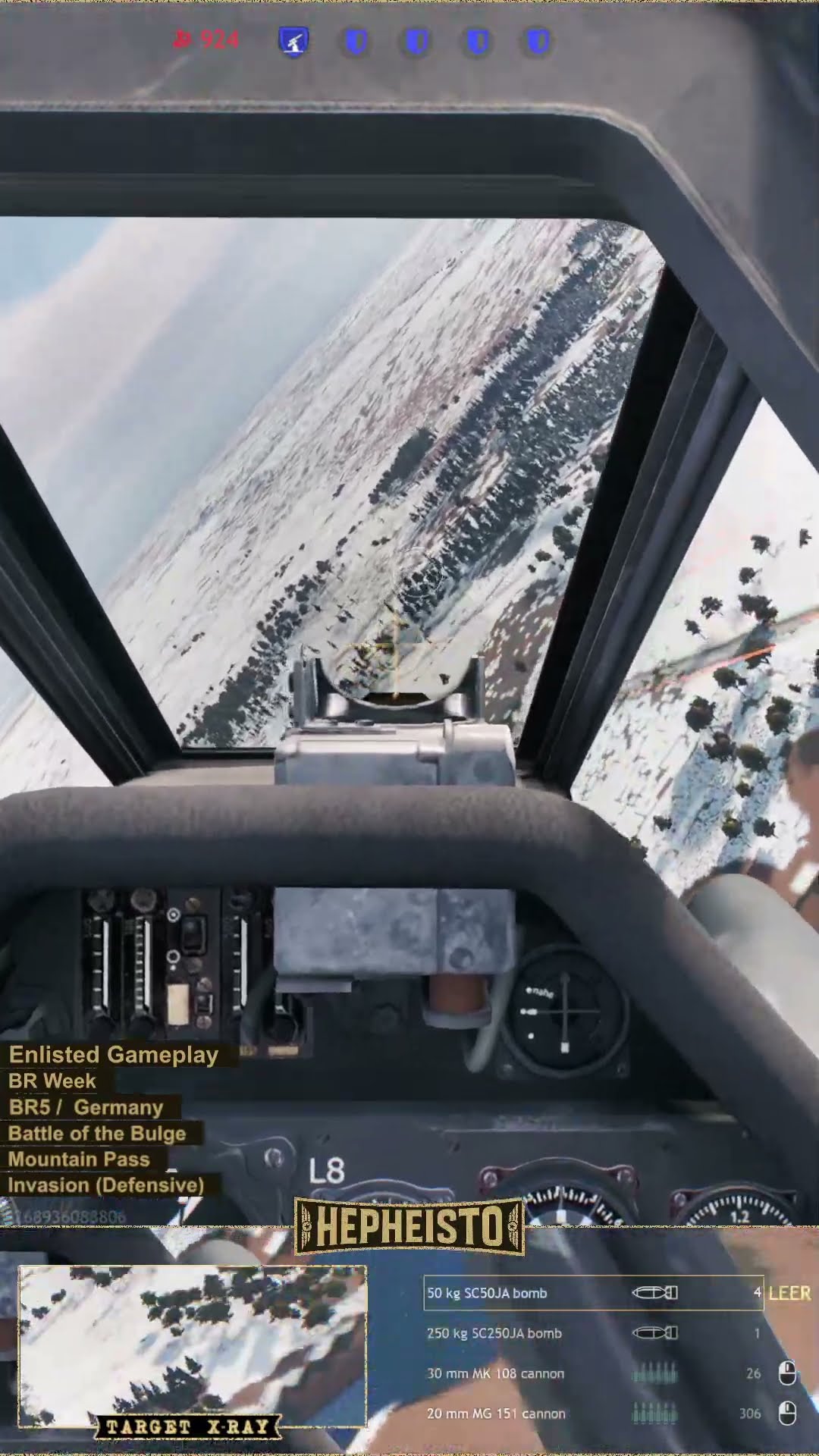 Pilot eliminates Plane AP-4C with 20mm MG 151 cannon