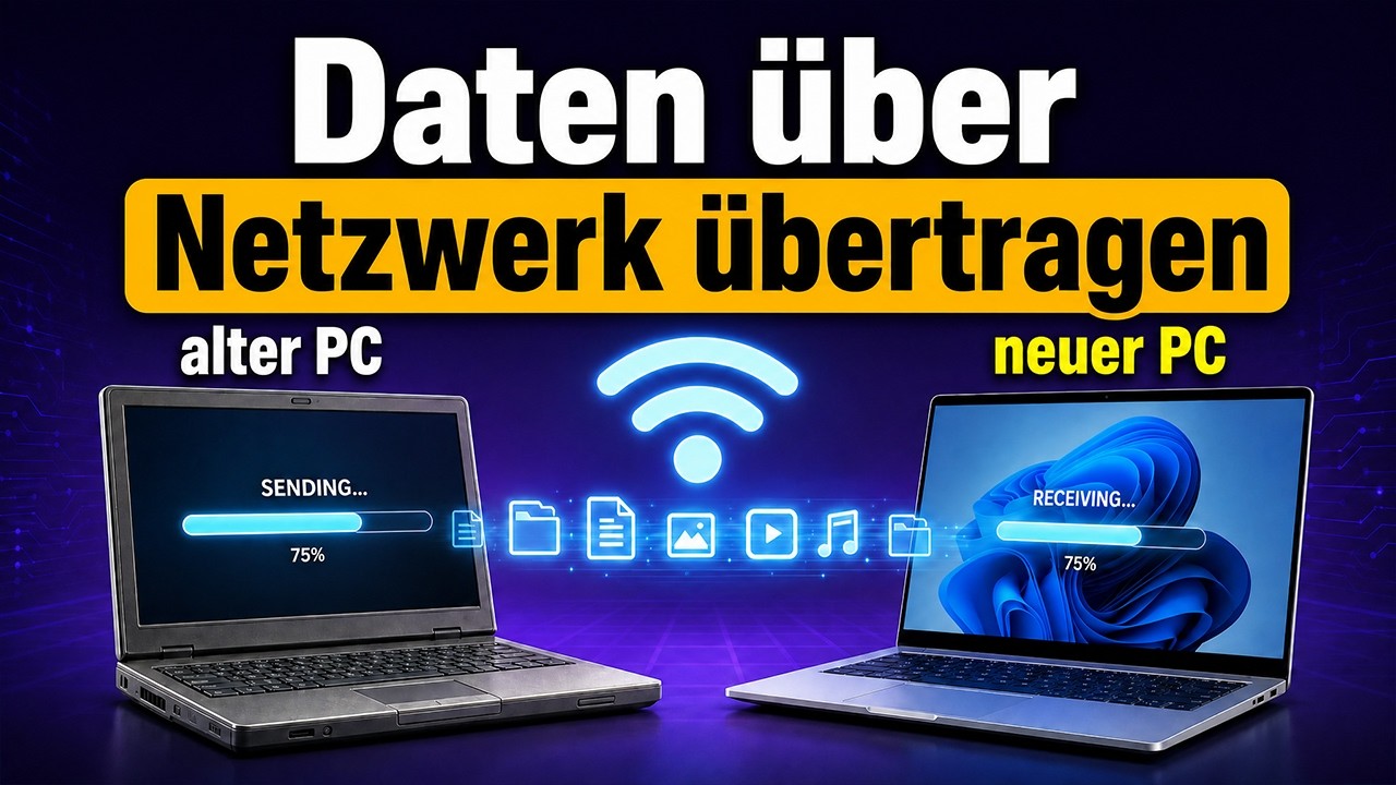 Alle Daten auf neuen PC klonen