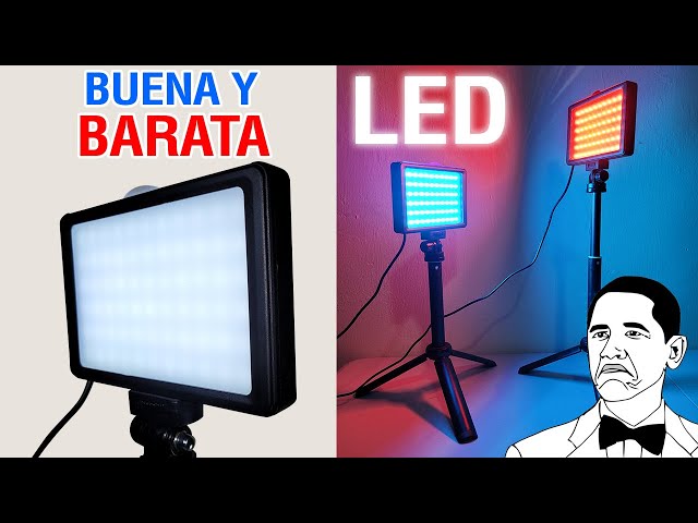 Vídeo relacionado con Ci-Fotto Luz LED de Foto y Vídeo 3-Pack, Dimmable 5600K USB Luz Continua de Fotografía con Trípodes y Filtros de Color para Estudios de Fotografía, Youtube, TikTok, Grabación de Video, Game Streaming