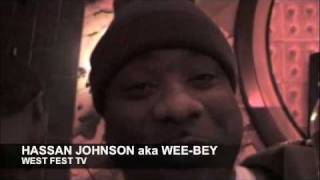 HASSAN JOHNSON aka WEE-BEY (The Wire) Shout Out to West Fest TV