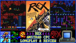 [AMSTRAD CPC] Rex - Longplay & Review 🦏 (I Talked With The Amstrad Coder!)
