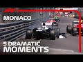 Top 5 Dramatic Moments | Monaco Grand Prix