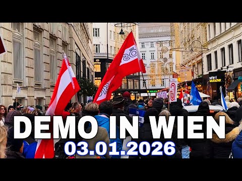Demonstration in Vienna, January 3, 2026