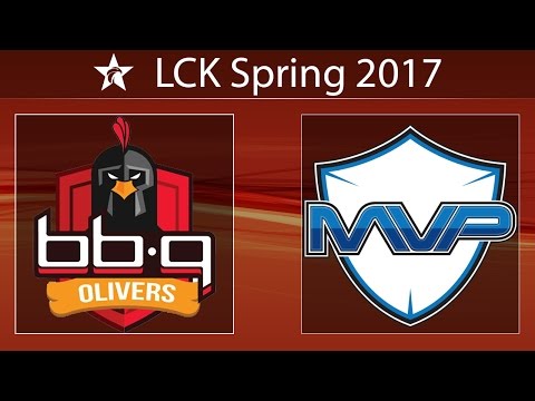 [LoL VODs] bbq vs MVP@Map1 | LCK Spring 2017 (18.01.2017)