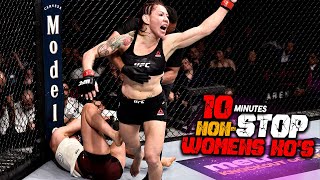 10 Minutes of Non-stop Women's KO's in MMA, Boxing, Kickboxing & Bare Knuckle 2024
