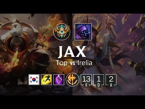 Jax Top vs Irelia - KR Challenger Patch 8.23