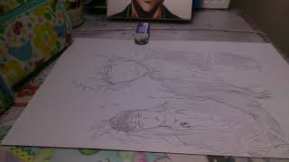BLEACHのイラスト描いてみました！！（下手ですけど見てください。）