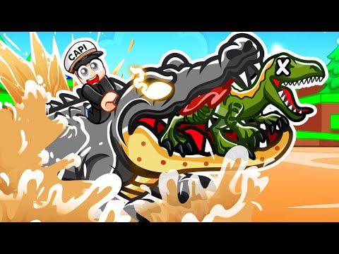 EATING DINOSAURS as DEINOSUCHUS in FALLEN ASHES