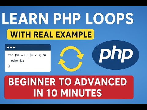 Php Loop Tutorial For Students For While Do While Foreach Nested Loop