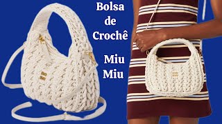 BOLSA DE CROCHÊ #MIU_MIU  NOVO MODELO #DIY