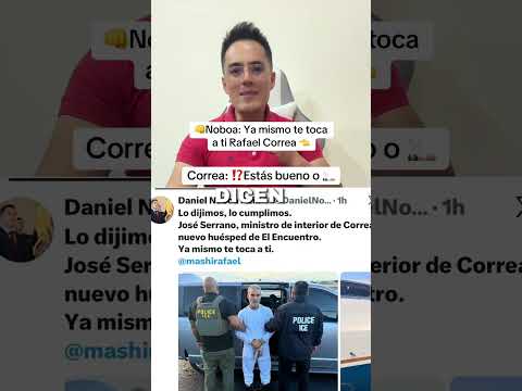 🥊👊🤕 Noboa vs Correa #política #ecuador #tungurahua #ambato #2026