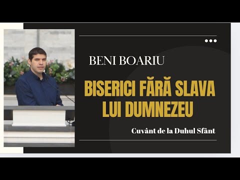 Beni Boariu || Churches without the Glory of GOD (2025)