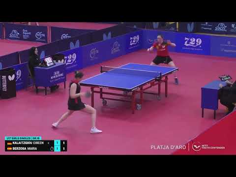 Eireen Kalaitzidou (GER) vs Maria Berzosa (ESP) | U17 Grp | 2023 WTT Youth Contender Platja d'Aro