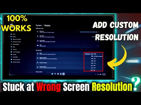 FIX Screen Resolution: 1920x1080 Resolution Not Showing in Windows 11/10