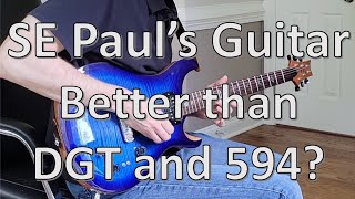 Video thumbnail for PRS SE Paul's Guitar - DGT, 594 Comparison by davlav Music