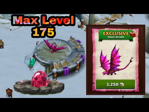 SWEET WRAITH Titan Mode Max Level 175 | Exclusive Sand Wraith | Dragons: Rise of Berk