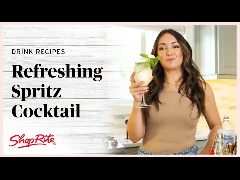Make a Hugo Spritz with Lia from Jersey Drinks | Easy Cocktail Recipe | ShopRite Grocery Stores
