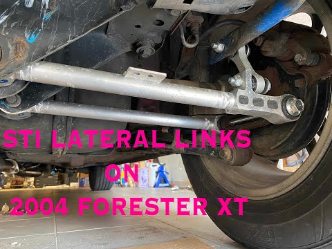 Installing STI Lateral Links On 2004 Forester XT