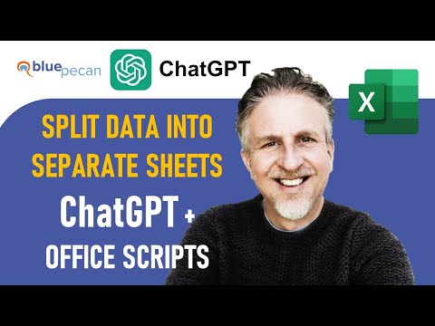 Split Excel Worksheet into Separate Worksheets Using ChatGPT to write Office Scripts