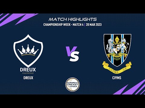 Championship Week, Match 4 - DRX vs CIY | Highlights | European Cricket League 2023 | ECL23.088