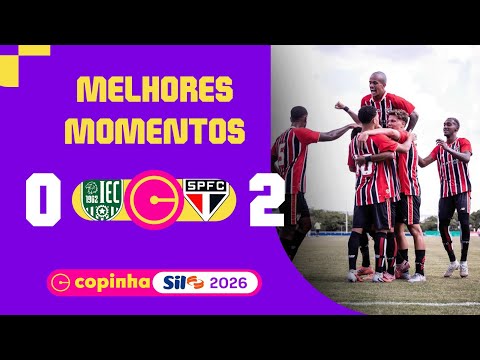Gols e lances de Independente-PA x São Paulo