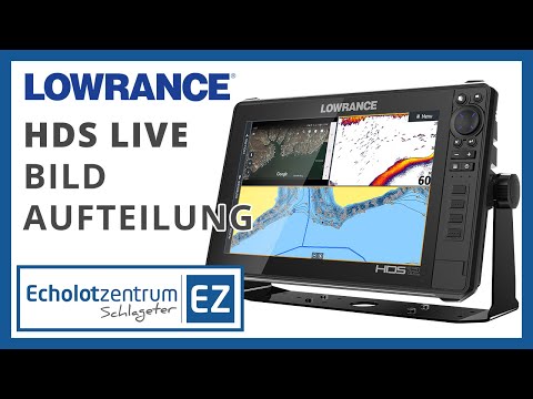 Lowrance HDS 12 Live Bildaufteilung anpassen | Echolotzentrum.de