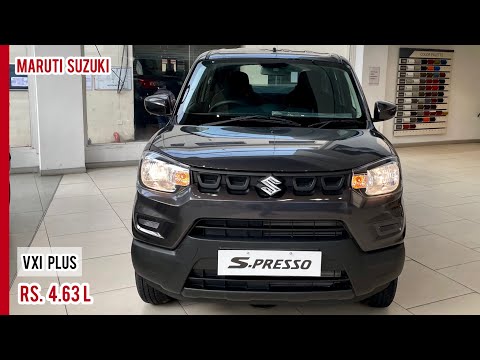 2022 Maruti Suzuki S Presso 🔥 S-Presso Vxi Plus | Top Model Petrol | Most Detailed Walkaround Video
