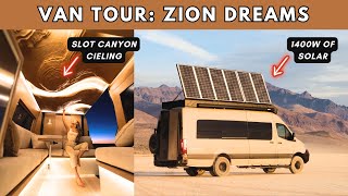 Zion Canyon Inspired Desert Oasis Van TOUR