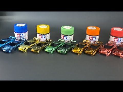 Tamiya clear color paint review over alclad chrome and black chrome custom Hotwheels 1/64