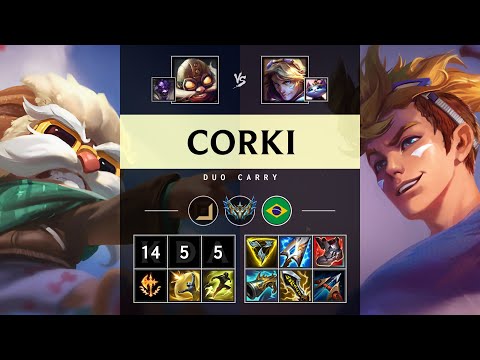 Corki ADC vs Ezreal - BR Challenger Patch 25.17