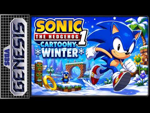 Sonic 1 Cartoony Winter | Sonic the Hedgehog Romhack [Genesis]