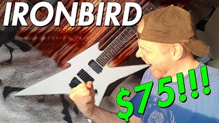 Video thumbnail for B.C. RICH IRONBIRD Platinum Series. I bought it for 75 Dollars! A guitar review. by Miethe Guitars