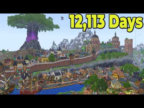 I've spent 4 YEARS Building this Minecraft World in Hardcore