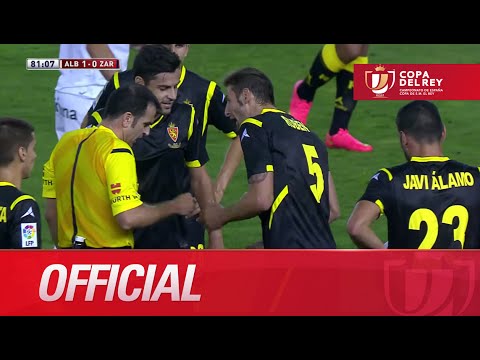 Expulsión de Rubén por codazo - HD 2nd Eliminatory Copa del Rey
