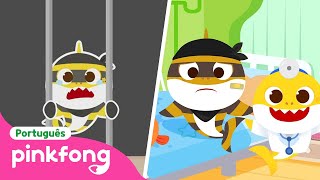 Vamos Brincar com Tubarão Ladrão🖤| Esconde x Hospital |Pinkfong, Bebê Tubarão! Canções para Crianças
