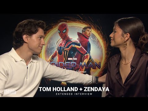 Spider Man No Way Home Imdb Tom Holland and Zendaya Answer Fan Questions | Extended Interview