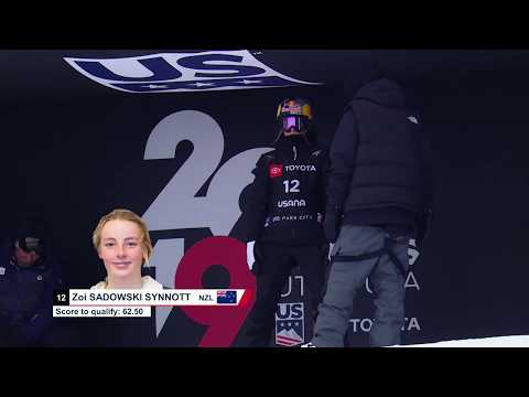 Zoi Sadowski-Synnott winning run, slopestyle, 2019 World Champs