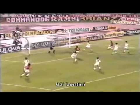 Serie A 1994-1995, day 28 Milan - Torino 5-1 (Savicevic, Simone, Rizzitelli, Lentini, 2 Donadoni)