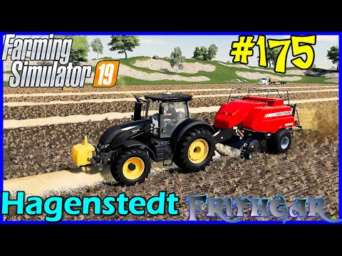 Let's Play FS19, Hagenstedt #175: Giant Hesston Baler!