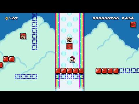 Super Mario Maker 2 🔧 Switch Block Skyway 🔧 by MiniStar