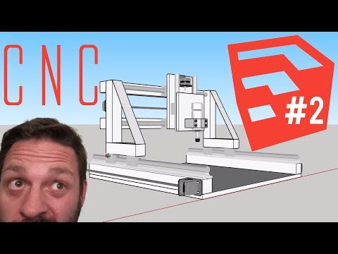 First DIY CNC build (Part 2) - The DESIGN in Sketchup