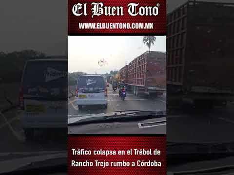 ⚠️ Tráfico colapsa en el Trébol de Rancho Trejo rumbo a Córdoba