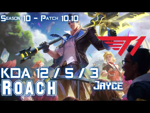 T1 Roach JAYCE vs RENGAR Top - Patch 10.10 KR Ranked