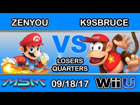 MSM 114 - eM | Zenyou (Mario) Vs. MF LH | K9sBruce (Diddy Kong) Losers Quarters